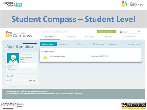 mdoiep|Student Compass: Student Level .